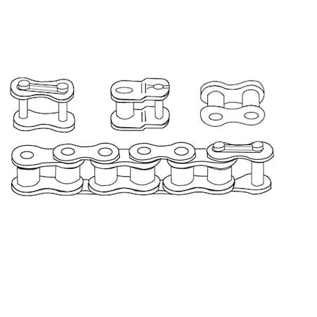50 Roller Chain, 50ft (USA) 9 X9.2 X8.4